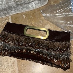 Vintage feather purse